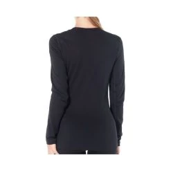 Meilleure affaire ???? Icebreaker 200 Oasis Long Sleeve Crewe - Sous-vêtement mérinos femme I Hardloop ???? -Icebreaker Shop icebreaker 200 oasis long sleeve crewe maillot femme black 3