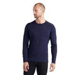 Sortie ❤️ Icebreaker 200 Oasis Long Sleeve Crewe - Sous-vêtement mérinos homme I Hardloop ✔️ -Icebreaker Shop icebreaker 200 oasis long sleeve crewe maillot homme midnight navy