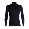 Sortie ???? Icebreaker 200 Oasis Long Sleeve Half Zip - Sous-vêtement mérinos homme I Hardloop ???? -Icebreaker Shop icebreaker 200 oasis long sleeve half zip maillot homme black