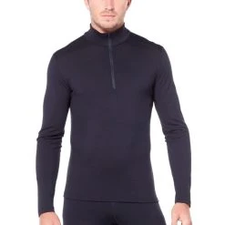 Sortie ???? Icebreaker 200 Oasis Long Sleeve Half Zip - Sous-vêtement mérinos homme I Hardloop ???? -Icebreaker Shop icebreaker 200 oasis long sleeve half zip maillot homme black 4
