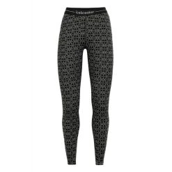 Vente flash ???? Icebreaker 250 Vertex Leggings Alpine Geo - Sous-vêtement mérinos femme ????