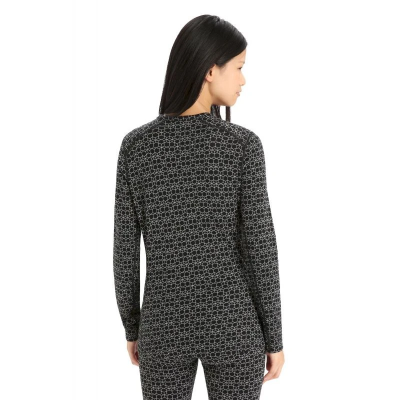 Vente flash ⌛ Icebreaker 250 Vertex LS Crewe Alpine Geo - Sous-vêtement mérinos femme ???? 5 Vente flash ⌛ Icebreaker 250 Vertex LS Crewe Alpine Geo - Sous-vêtement mérinos femme ???? – Image 3