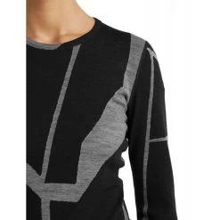 Promo ???? Icebreaker 250 Vertex LS Crewe Landscapes - Sous-vêtement mérinos femme I Hardloop ✔️ 17 Promo ???? Icebreaker 250 Vertex LS Crewe Landscapes - Sous-vêtement mérinos femme I Hardloop ✔️ -Icebreaker Shop icebreaker 250 vertex ls crewe landscapes maillot femme black 6