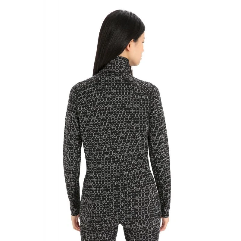 Acheter ???? Icebreaker 250 Vertex LS Half Zip Alpine Geo - Sous-vêtement mérinos femme ???? 5 Acheter ???? Icebreaker 250 Vertex LS Half Zip Alpine Geo - Sous-vêtement mérinos femme ???? – Image 3