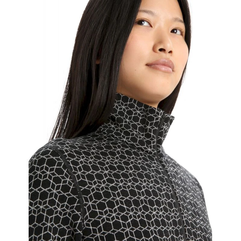 Acheter ???? Icebreaker 250 Vertex LS Half Zip Alpine Geo - Sous-vêtement mérinos femme ???? 8 Acheter ???? Icebreaker 250 Vertex LS Half Zip Alpine Geo - Sous-vêtement mérinos femme ???? – Image 6