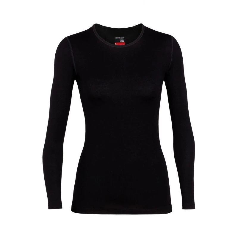 Grosses soldes ⌛ Icebreaker 260 Tech Long Sleeve Crewe - Sous-vêtement mérinos femme I Hardloop ???? 8 Grosses soldes ⌛ Icebreaker 260 Tech Long Sleeve Crewe - Sous-vêtement mérinos femme I Hardloop ???? – Image 6