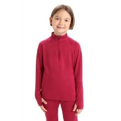 Grosses soldes ???? Icebreaker 260 Tech LS Half Zip - Sous-vêtement mérinos enfant ????