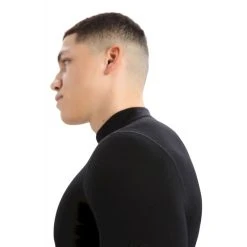 Promo ???? Icebreaker 260 Tech LS Turtleneck - Sous-vêtement mérinos homme ✨ -Icebreaker Shop icebreaker 260 tech ls turtleneck sous vetement merinos homme black 6