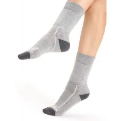 Icebreaker Shop -Icebreaker Shop icebreaker anatomica hike medium crew chaussettes randonnee femme blizzard heather 1