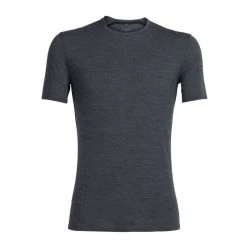 Offres ???? Icebreaker Anatomica Short Sleeve Crewe en Mérinos - T-shirt en laine mérinos homme I Hardloop ???? -Icebreaker Shop icebreaker anatomica short sleeve crewe en merinos t shirt homme jet hthr black