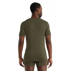 Offres ???? Icebreaker Anatomica Short Sleeve Crewe en Mérinos - T-shirt en laine mérinos homme I Hardloop ???? -Icebreaker Shop icebreaker anatomica short sleeve crewe en merinos t shirt homme loden 2