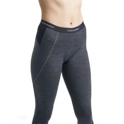 Offres ???? Icebreaker Bodyfitzone 260 Zone Leggings - Sous-vêtement mérinos femme I Hardloop ???? -Icebreaker Shop icebreaker bodyfitzone 260 zone leggings sous vetement merinos femme jet heather black 4