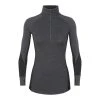 Grosses soldes ???? Icebreaker Bodyfitzone 260 Zone Long Sleeve Half Zip - Sous-vêtement mérinos femme I Hardloop ????