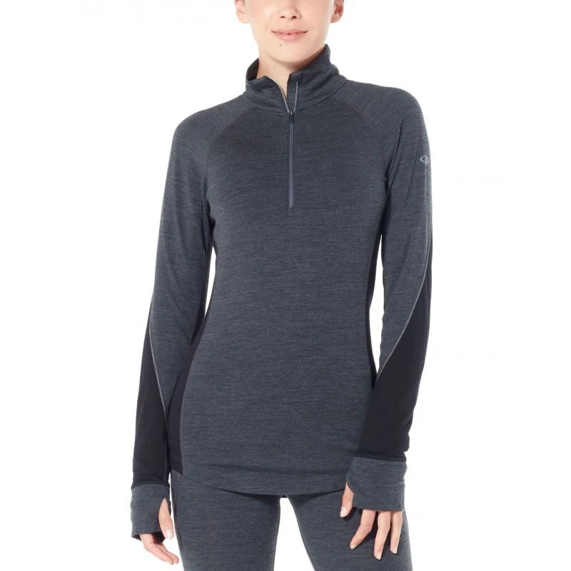 Grosses soldes ???? Icebreaker Bodyfitzone 260 Zone Long Sleeve Half Zip - Sous-vêtement mérinos femme I Hardloop ???? 8 Grosses soldes ???? Icebreaker Bodyfitzone 260 Zone Long Sleeve Half Zip - Sous-vêtement mérinos femme I Hardloop ???? – Image 6