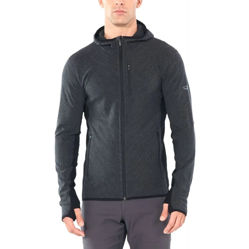 Promo ❤️ Icebreaker Descender LS Zip Hood - Polaire en laine mérinos homme I Hardloop ???? 6 Promo ❤️ Icebreaker Descender LS Zip Hood - Polaire en laine mérinos homme I Hardloop ???? – Image 4