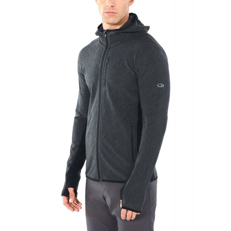 Promo ❤️ Icebreaker Descender LS Zip Hood - Polaire en laine mérinos homme I Hardloop ???? 7 Promo ❤️ Icebreaker Descender LS Zip Hood - Polaire en laine mérinos homme I Hardloop ???? – Image 5