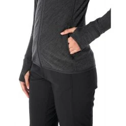 Meilleure vente ???? Icebreaker Descender LS Zip Hood - Sweatshirt en laine mérinos femme I Hardloop ???? -Icebreaker Shop icebreaker descender ls zip hood sweatshirt en laine merinos femme jet heather 6