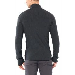 Offres ???? Icebreaker Descender LS Zip - Polaire en laine mérinos homme I Hardloop ???? -Icebreaker Shop icebreaker descender ls zip polaire homme jet heather black 2