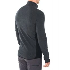 Offres ???? Icebreaker Descender LS Zip - Polaire en laine mérinos homme I Hardloop ???? -Icebreaker Shop icebreaker descender ls zip polaire homme jet heather black 28