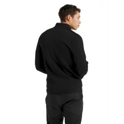 Meilleur prix ???? Icebreaker Elemental LS Zip - Polaire en laine mérinos homme I Hardloop ???? -Icebreaker Shop icebreaker elemental ls zip polaire en laine merinos homme black 2