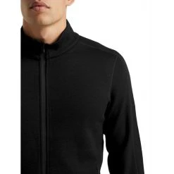 Meilleur prix ???? Icebreaker Elemental LS Zip - Polaire en laine mérinos homme I Hardloop ???? -Icebreaker Shop icebreaker elemental ls zip polaire en laine merinos homme black 6