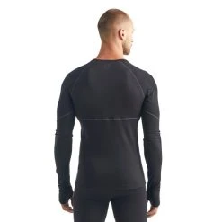 Tout neuf ✨ Icebreaker Mens 150 Zone LS Crewe - Sous-vêtement mérinos homme I Hardloop ???? -Icebreaker Shop icebreaker mens 150 zone ls crewe sous vetement merinos homme black 2