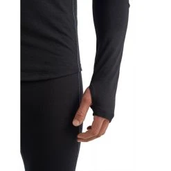 Tout neuf ✨ Icebreaker Mens 150 Zone LS Crewe - Sous-vêtement mérinos homme I Hardloop ???? -Icebreaker Shop icebreaker mens 150 zone ls crewe sous vetement merinos homme black 7