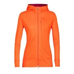 Vente flash ???? Icebreaker Quantum III LS Zip Hood - Polaire en laine mérinos femme I Hardloop ???? -Icebreaker Shop icebreaker quantum iii ls zip hood polaire femme flash cherry