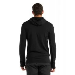 Icebreaker Shop -Icebreaker Shop icebreaker quantum iii ls zip hood polaire homme black 1