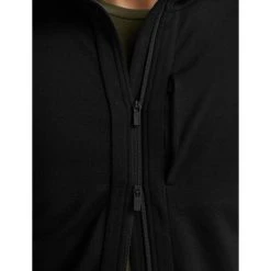 Acheter ???? Icebreaker Quantum III LS Zip Hood - Polaire en laine mérinos homme I Hardloop ???? -Icebreaker Shop icebreaker quantum iii ls zip hood polaire homme black 5