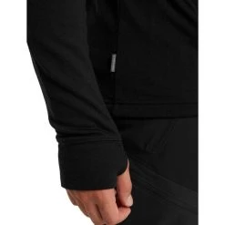 Acheter ???? Icebreaker Quantum III LS Zip Hood - Polaire en laine mérinos homme I Hardloop ???? -Icebreaker Shop icebreaker quantum iii ls zip hood polaire homme black 8