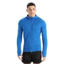 Acheter ???? Icebreaker Quantum III LS Zip Hood - Polaire en laine mérinos homme I Hardloop ???? -Icebreaker Shop icebreaker quantum iii ls zip hood polaire homme lazurite royal navy
