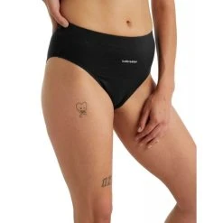 De gros ???? Icebreaker Queens High Cut Brief - Sous-vêtement mérinos femme I Hardloop ???? -Icebreaker Shop icebreaker queens high cut brief sous vetement merinos femme black 5