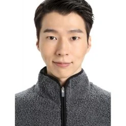 Offres ???? Icebreaker RealFleece High Pile LS Zip - Polaire en laine mérinos homme ???? -Icebreaker Shop icebreaker realfleece high pile ls zip polaire en laine merinos homme gritstone hthr black 4