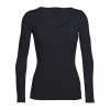 Vente flash ???? Icebreaker Siren Long Sleeve Sweetheart - T-shirt en laine mérinos femme I Hardloop ⭐