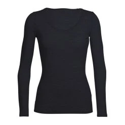 Vente flash ???? Icebreaker Siren Long Sleeve Sweetheart - T-shirt en laine mérinos femme I Hardloop ⭐