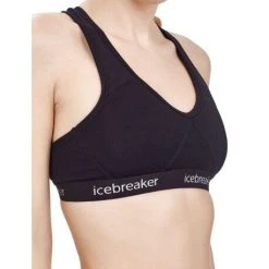 Sortie ???? Icebreaker Sprite Racerback Bra - Brassière de sport - 2016 ???? -Icebreaker Shop icebreaker sprite racerback bra brassiere de sport black black sprite 4