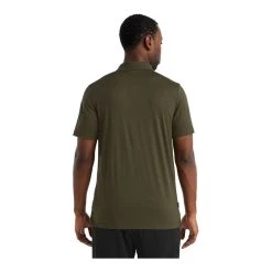 Icebreaker Shop -Icebreaker Shop icebreaker tech lite ii ss polo polo homme loden 1