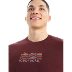 Top 10 ???? Icebreaker Tech Lite II SS Tee Mountain Geology - T-shirt en laine mérinos homme ???? -Icebreaker Shop icebreaker tech lite ii ss tee mountain geology t shirt en laine merinos homme espresso 3