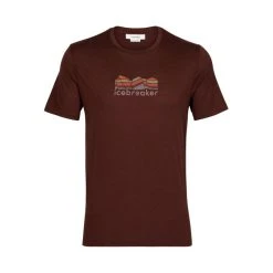 Top 10 ???? Icebreaker Tech Lite II SS Tee Mountain Geology - T-shirt en laine mérinos homme ???? -Icebreaker Shop icebreaker tech lite ii ss tee mountain geology t shirt en laine merinos homme espresso 5