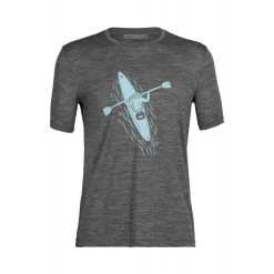 Vente flash ⌛ Icebreaker Tech Lite II SS Tee Paddle Lines - T-shirt en laine mérinos homme I Hardloop ⌛ -Icebreaker Shop icebreaker tech lite ii ss tee paddle lines t shirt homme gritstone heather 6