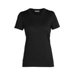 Meilleur prix ???? Icebreaker Tech Lite II SS Tee - T-shirt en laine mérinos femme I Hardloop ???? -Icebreaker Shop icebreaker tech lite ii ss tee t shirt en laine merinos femme black 5