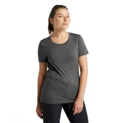 Meilleur prix ???? Icebreaker Tech Lite II SS Tee - T-shirt en laine mérinos femme I Hardloop ???? -Icebreaker Shop icebreaker tech lite ii ss tee t shirt en laine merinos femme gritstone heather