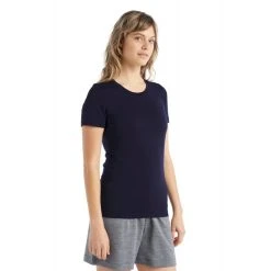 Meilleur prix ???? Icebreaker Tech Lite II SS Tee - T-shirt en laine mérinos femme I Hardloop ???? -Icebreaker Shop icebreaker tech lite ii ss tee t shirt en laine merinos femme midnight navy