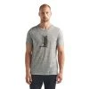 Promo ✨ Icebreaker Tech Lite Short Sleeve Crewe Otter Paddle - T-shirt en laine mérinos homme I Hardloop ????