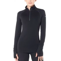 Sortie ???? Icebreaker Wmns 150 Zone LS Half Zip - Sous-vêtement mérinos femme I Hardloop ????