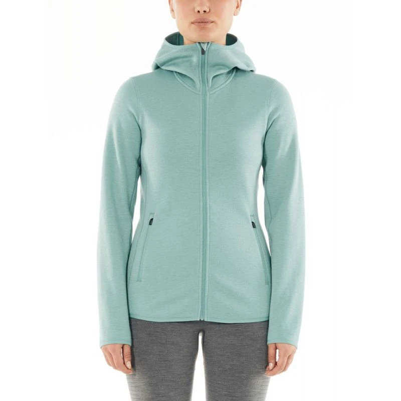 Meilleur prix ???? Icebreaker Wmns Elemental LS Zip Hood - Polaire en laine mérinos femme I Hardloop ???? 4 Meilleur prix ???? Icebreaker Wmns Elemental LS Zip Hood - Polaire en laine mérinos femme I Hardloop ???? – Image 2