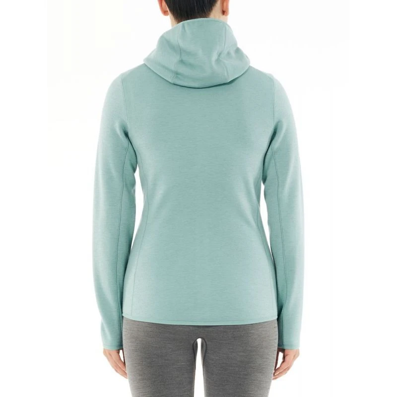 Meilleur prix ???? Icebreaker Wmns Elemental LS Zip Hood - Polaire en laine mérinos femme I Hardloop ???? 5 Meilleur prix ???? Icebreaker Wmns Elemental LS Zip Hood - Polaire en laine mérinos femme I Hardloop ???? – Image 3