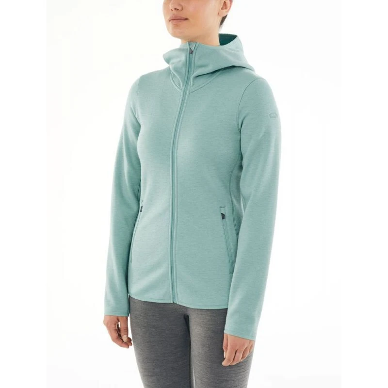 Meilleur prix ???? Icebreaker Wmns Elemental LS Zip Hood - Polaire en laine mérinos femme I Hardloop ???? 7 Meilleur prix ???? Icebreaker Wmns Elemental LS Zip Hood - Polaire en laine mérinos femme I Hardloop ???? – Image 5
