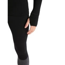 Meilleure affaire ???? Icebreaker ZoneKnit Insulated LS Hoodie - Sous-vêtement mérinos homme ✔️ -Icebreaker Shop icebreaker zoneknit insulated ls hoodie sous vetement merinos homme black 6